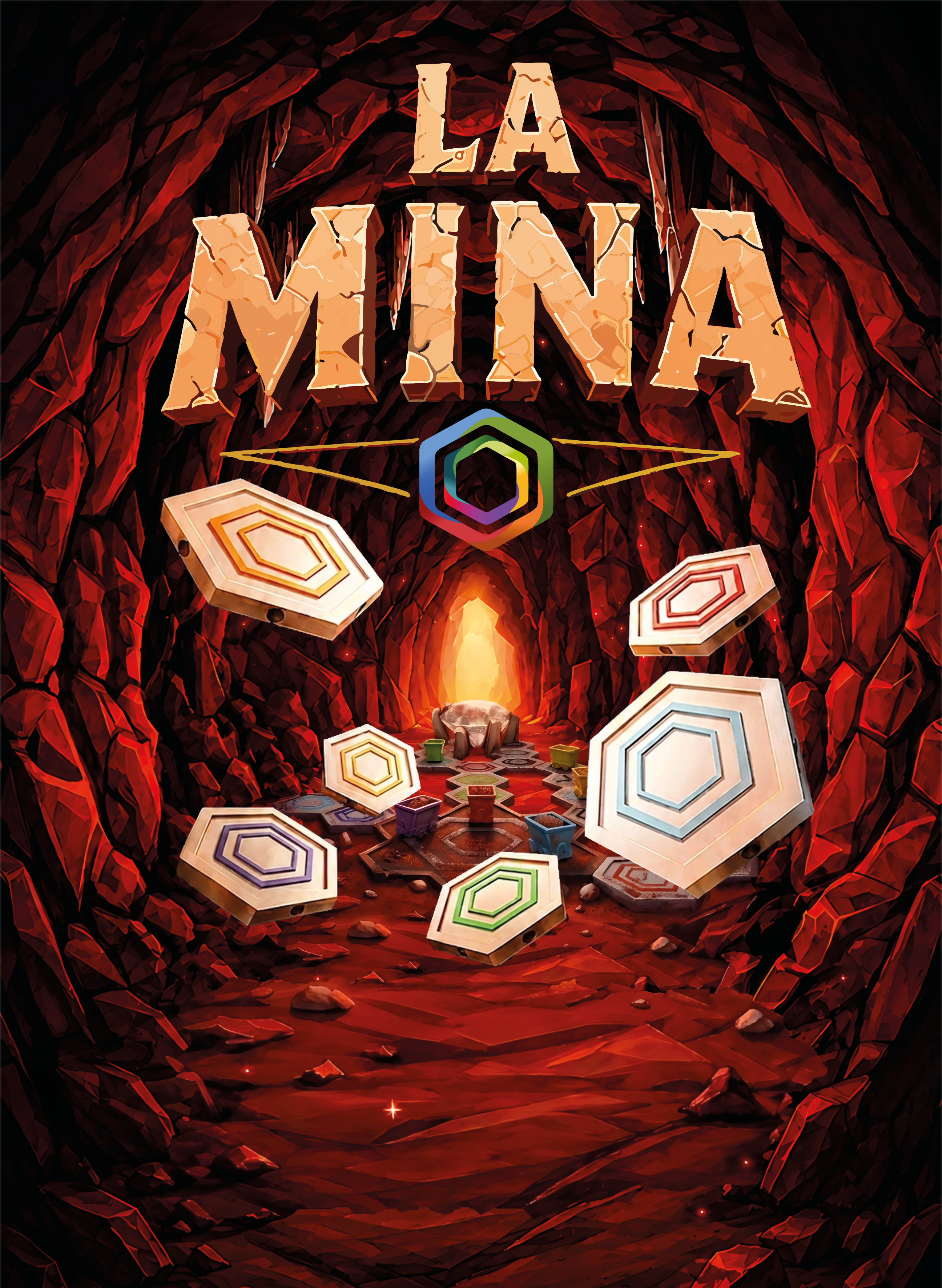 Portada del juego de mesa La Mina