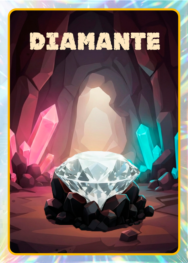 Carta de Diamante del juego La Mina