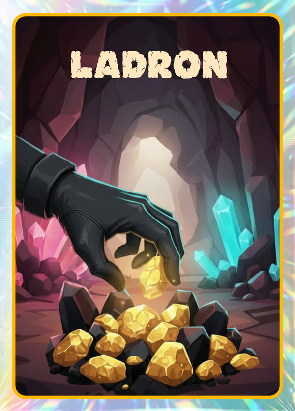 Carta de Ladron del juego La Mina