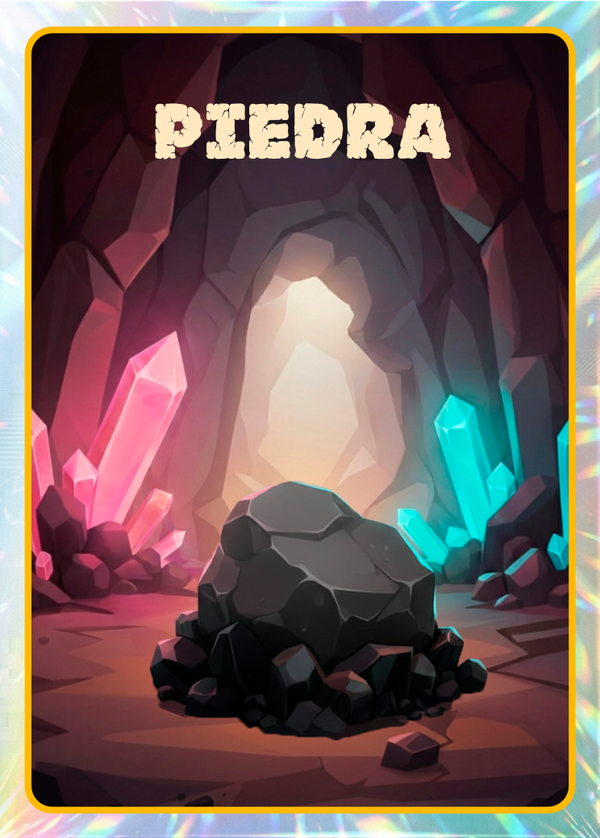 Carta de Piedra del juego La Mina
